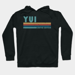 Proud Limited Edition Yui Name Personalized Retro Styles Hoodie